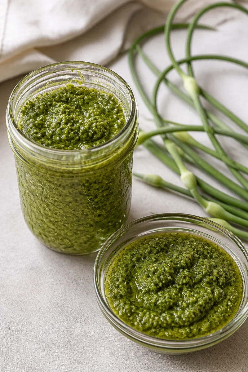 Garlic Scape Pesto