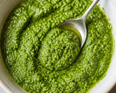 Homemade Pesto with Garlic Scapes