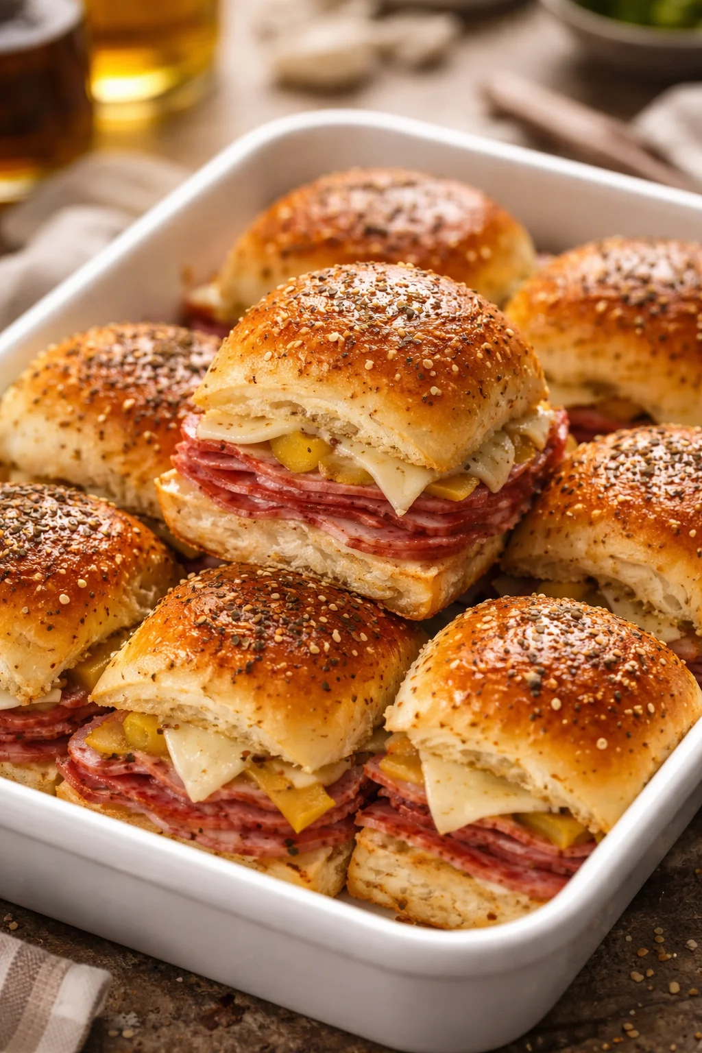 Hot Italian Sub Sliders