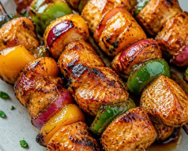Jalapeno Peach Chicken Skewers Jalapeno Peach Chicken Skewers