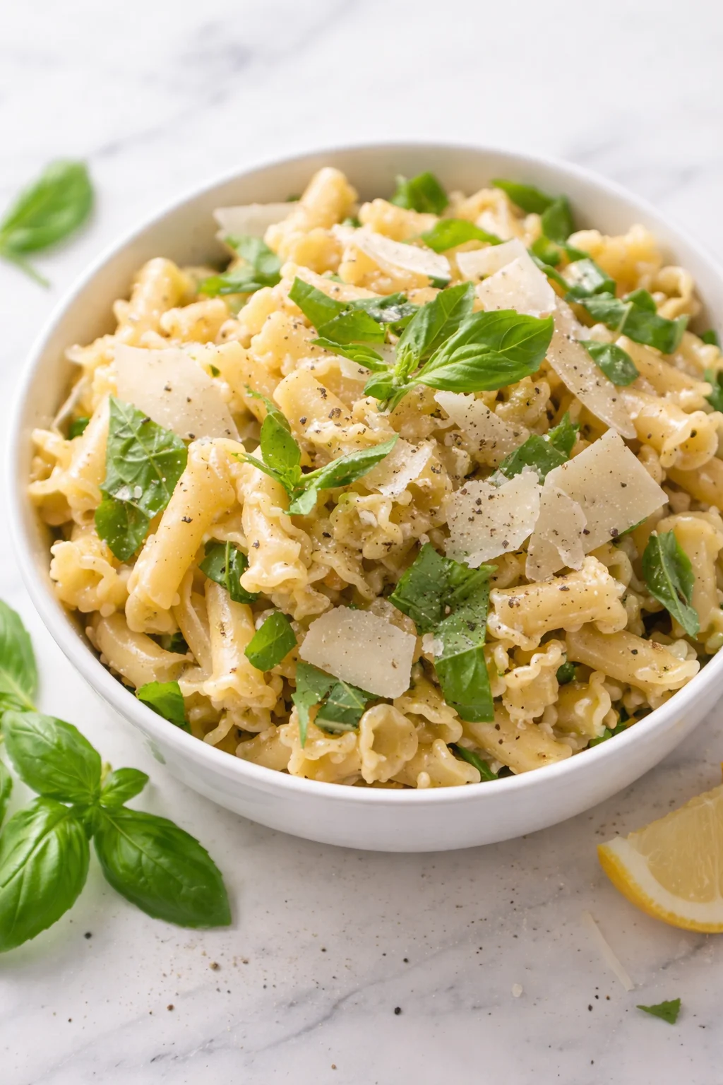 Lemon Basil Pasta Salad