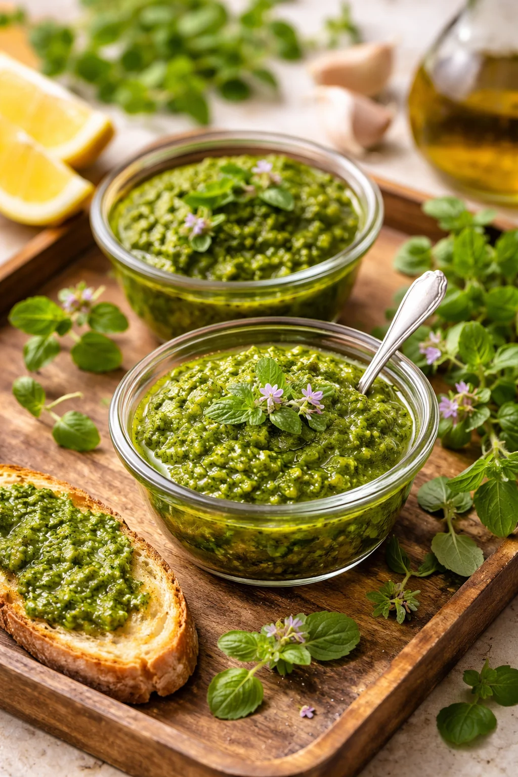 Lemon Oregano Pesto
