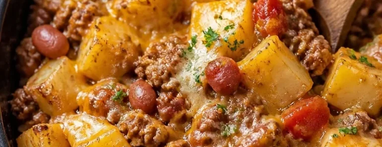 Slow Cooker Cowboy Casserole