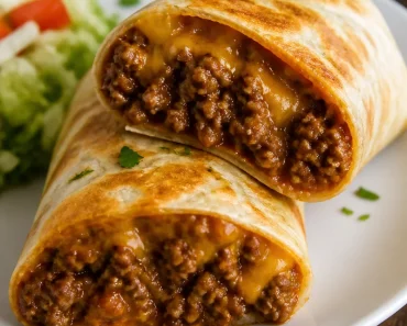 Beef and Cheese Chimichangas Beef and Cheese Chimichangas