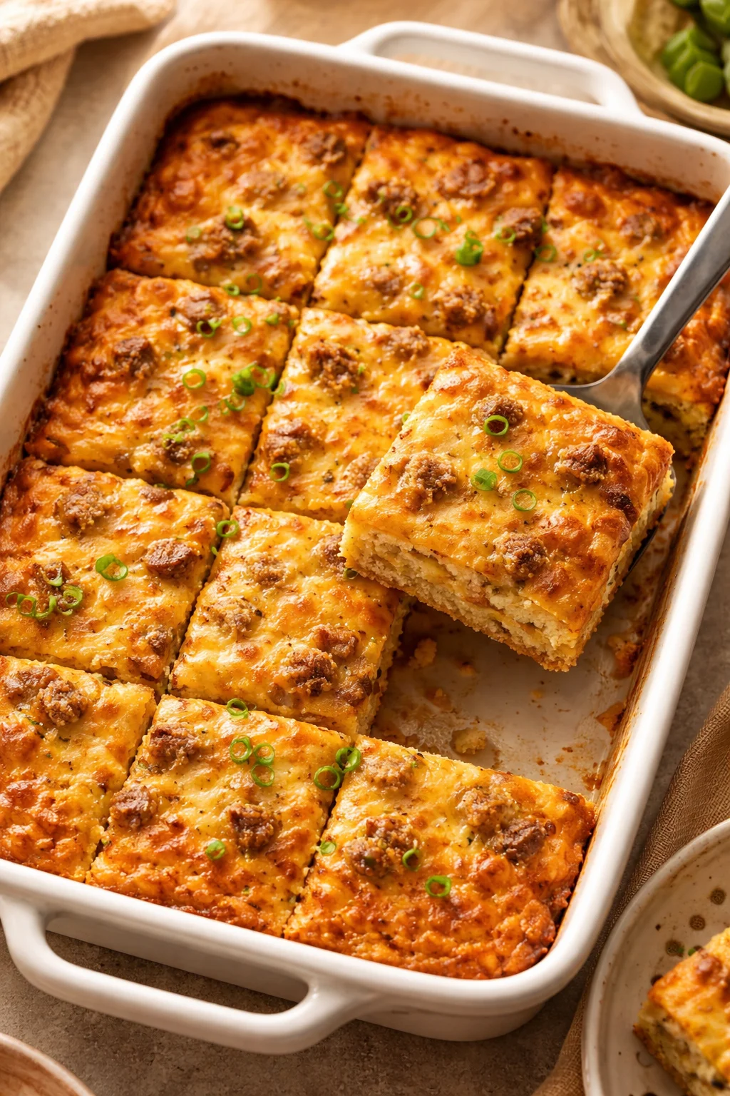 Cheesy Sausage Breakfast Casserole