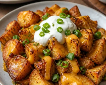 Cheesy Taco Potatoes Cheesy Taco Potatoes