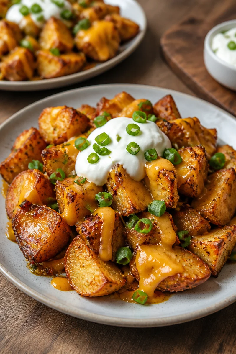 Cheesy Taco Potatoes