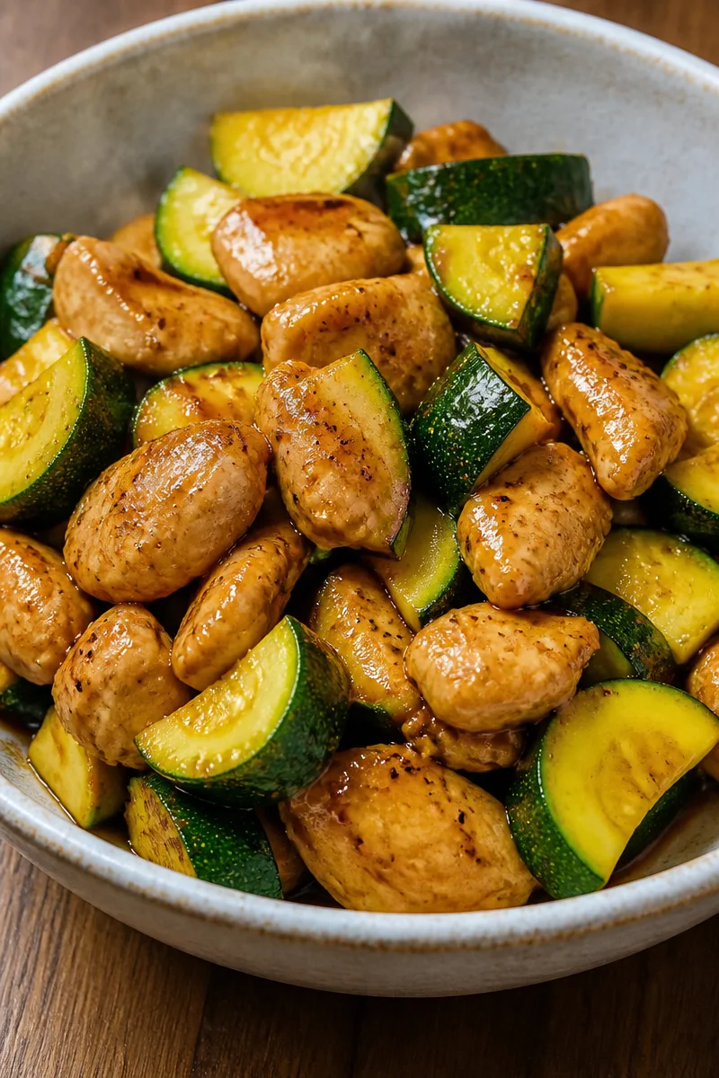 Chicken Zucchini Stir Fry