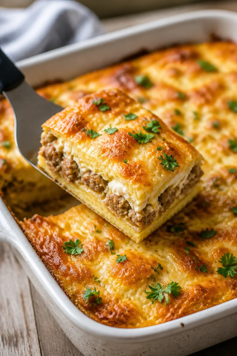 Crescent Roll Breakfast Casserole