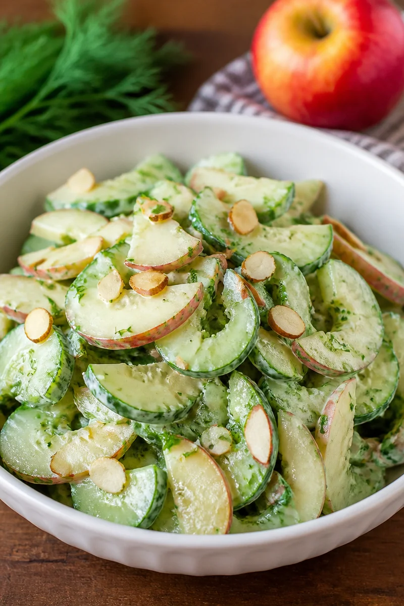 Crunchy Cucumber Apple Salad