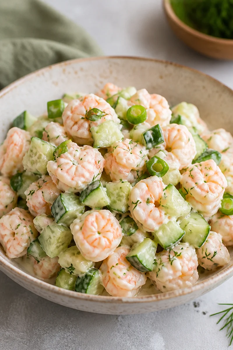 Cucumber Shrimp Salad