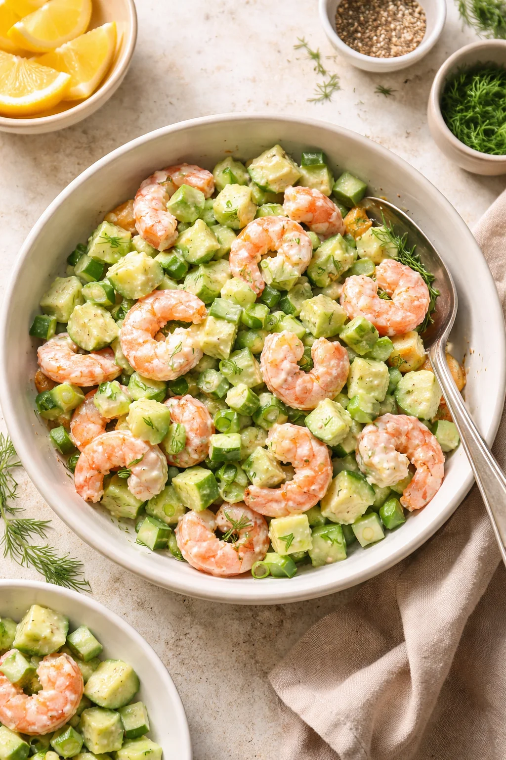 Cucumber Shrimp Salad