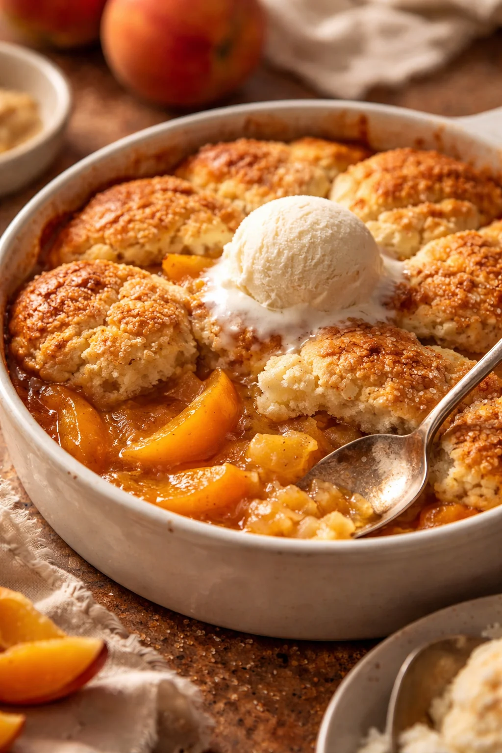 Easy Southern Peach Cobbler