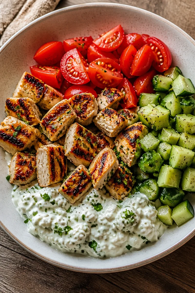 Greek Chicken Bowls