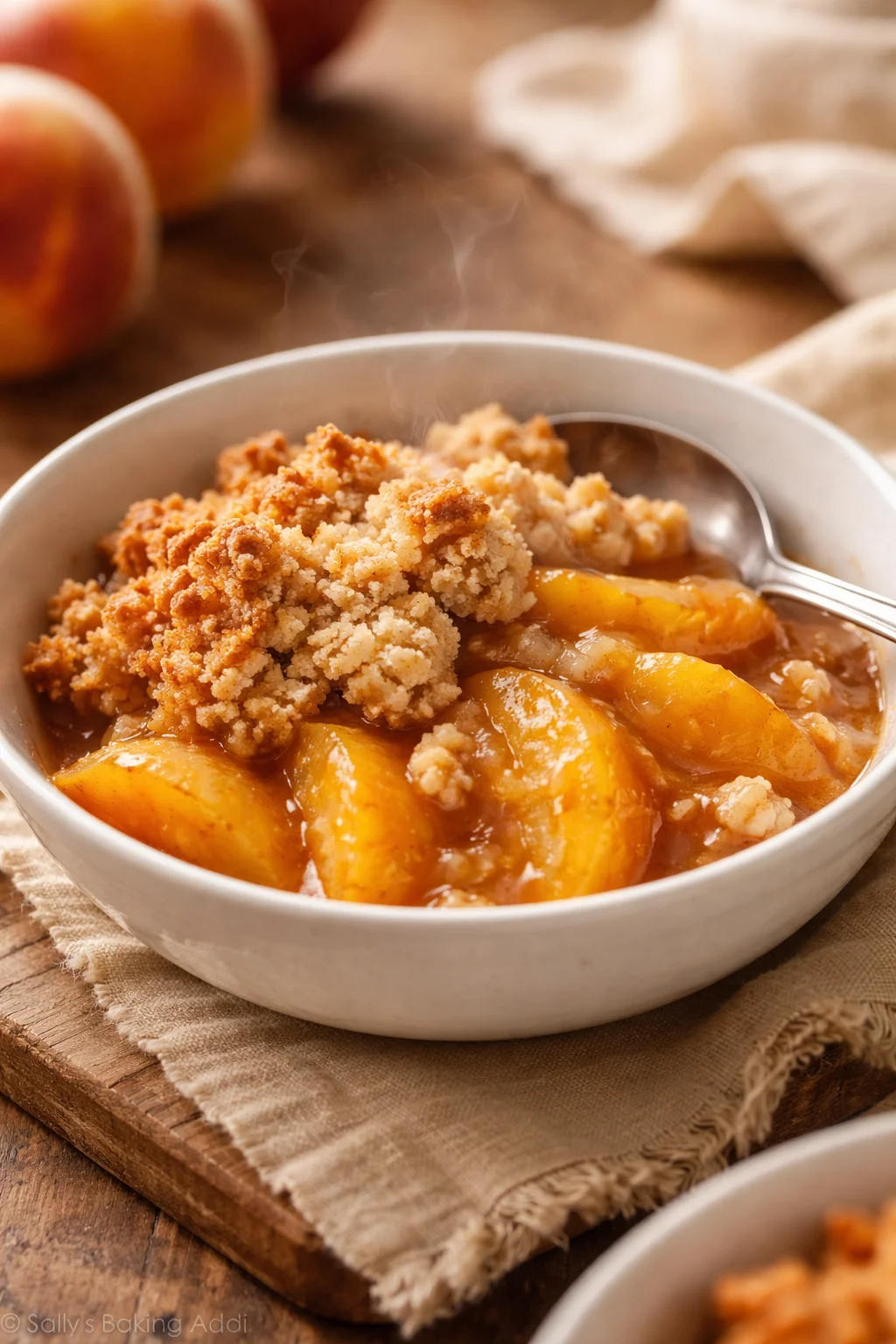 Homemade Peach Cobbler