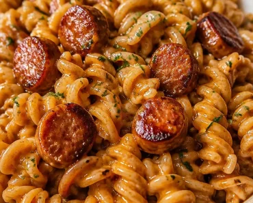 Honey BBQ Sausage Pasta