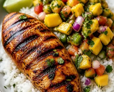 Honey Lime Chicken with Mango Salsa Honey Lime Chicken with Mango Salsa