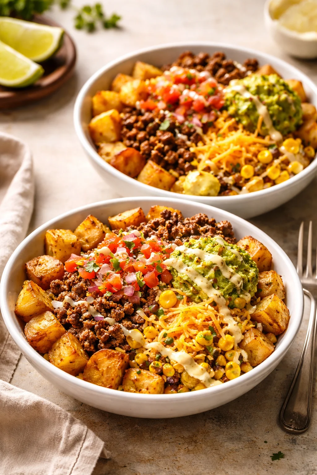 Loaded Potato Taco Bowl
