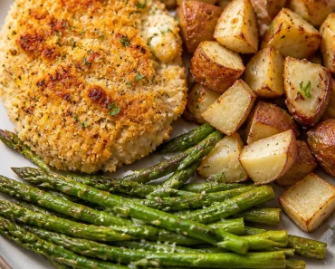 Parmesan Crusted Chicken Sheet Pan Dinner Parmesan Crusted Chicken Sheet Pan Dinner
