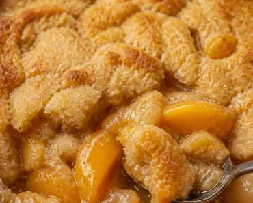Peach Cobbler with Cake Mix