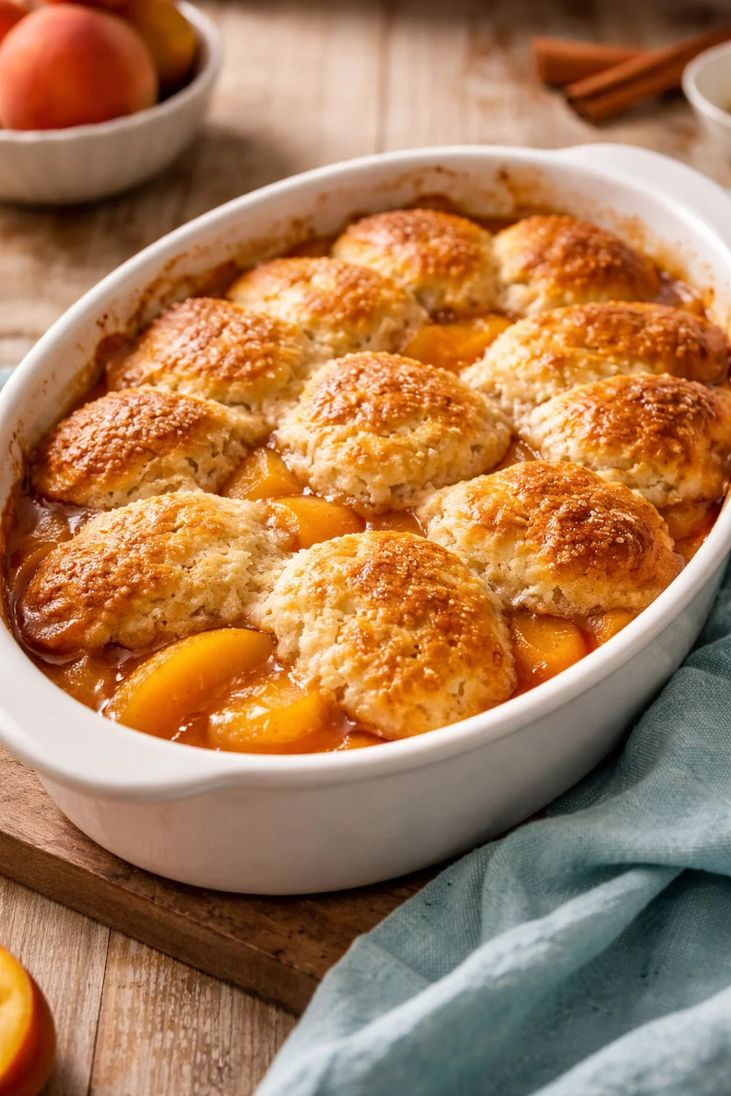 SOUTHERN PEACH COBBLER