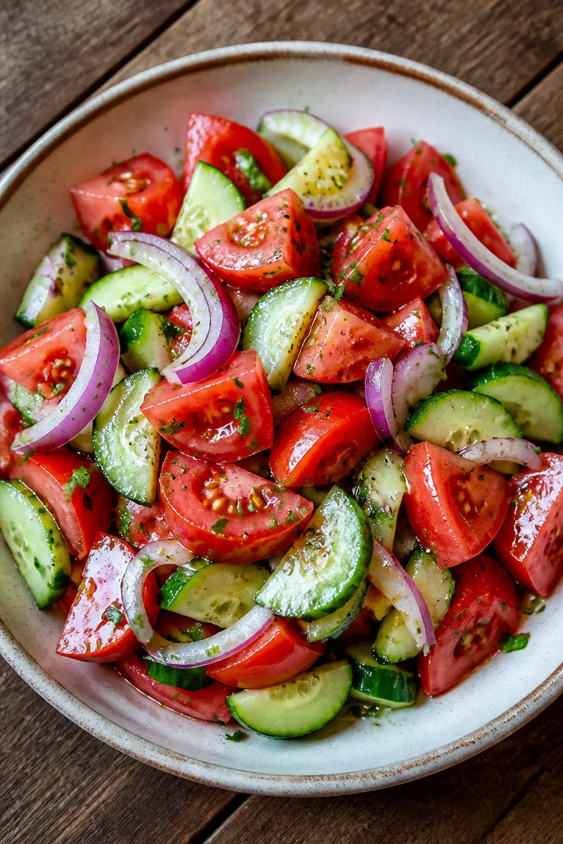 Tomato Cucumber Salad Recipe
