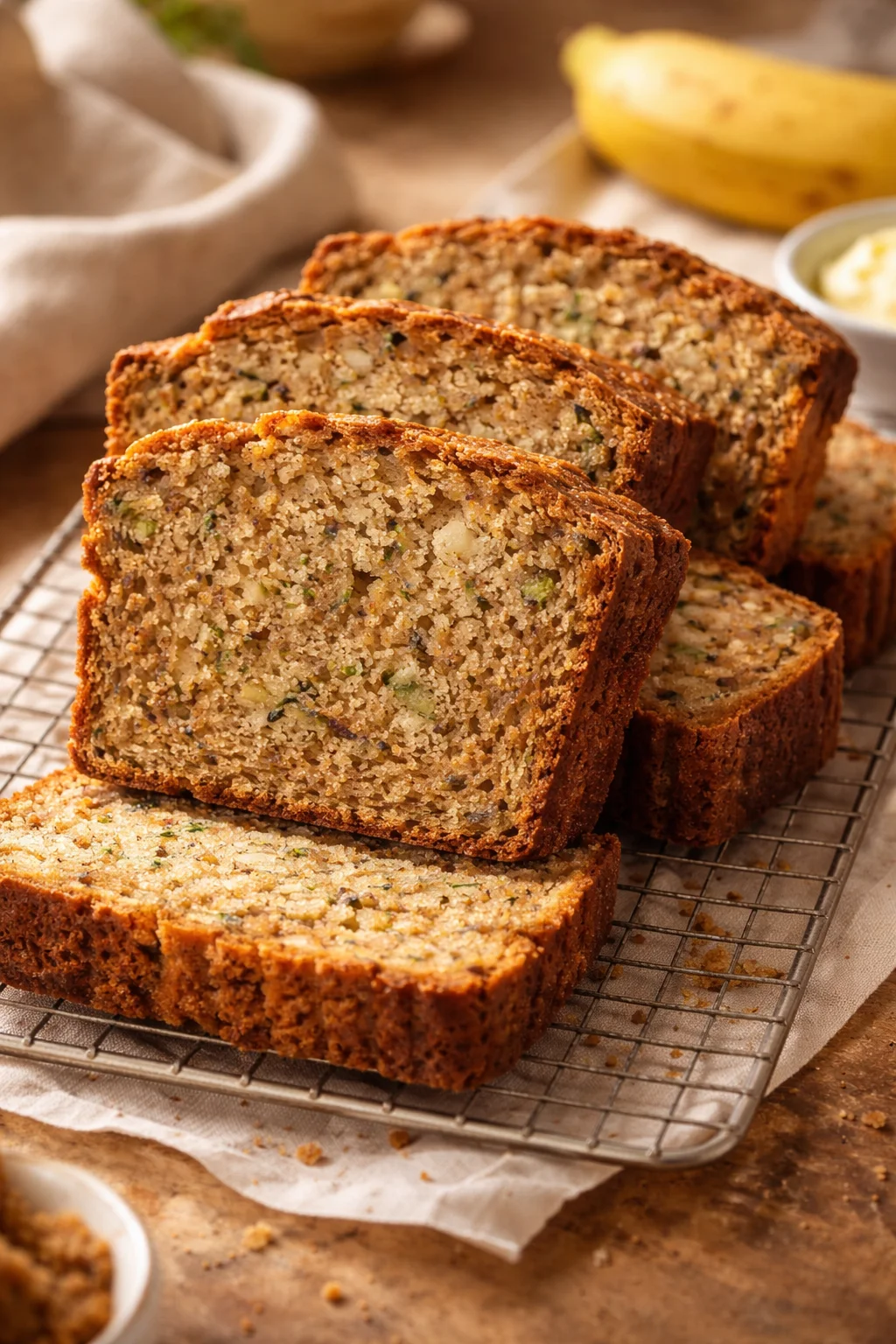 Zucchini Banana Bread