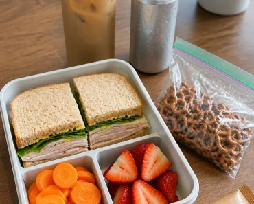 Lazy Meal Prep Classic Turkey Sandwich Lunch