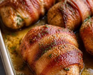 Bacon Wrapped Garlic Parmesan Chicken Bacon Wrapped Garlic Parmesan Chicken