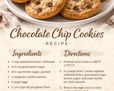 Chocolate Chip Cookies Recipe Chocolate Chip Cookies Recipe