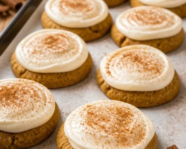 Soft Pumpkin Cookies with Cream Cheese Frosting Soft Pumpkin Cookies with Cream Cheese Frosting